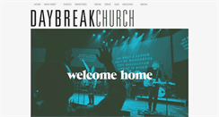 Desktop Screenshot of daybreakchurch.org